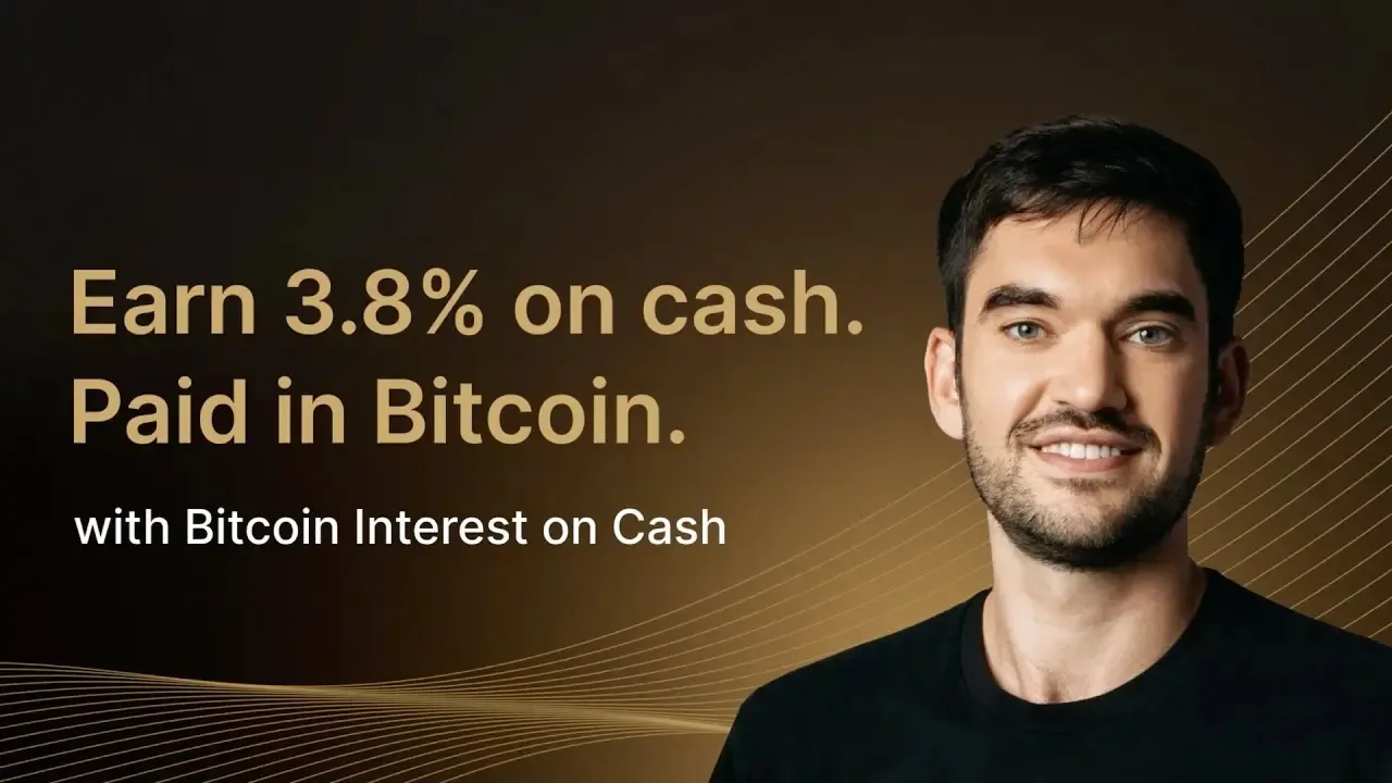 The future of saving is here: Earn 3.8% on cash. Paid in Bitcoin.